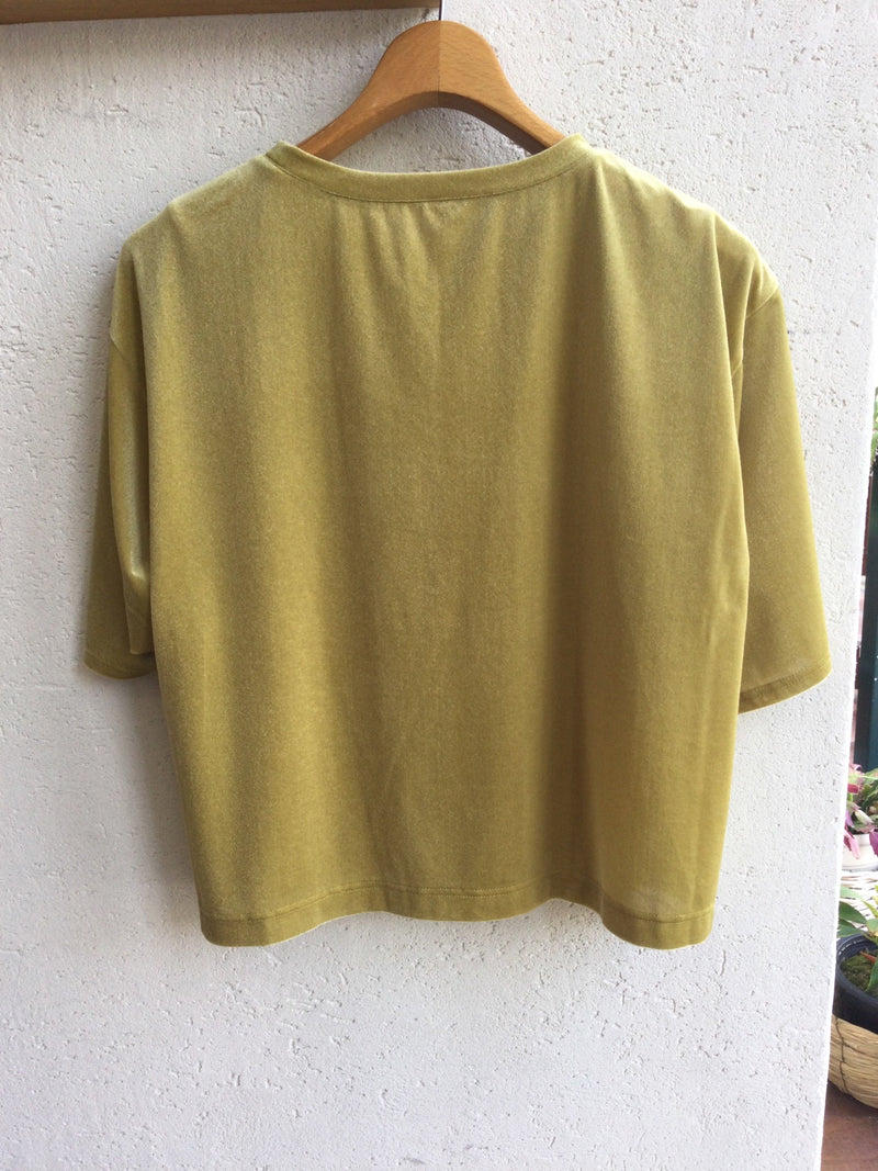 新着 STELLA CIFFON(ステラシフォン) Velour light tricot Tee