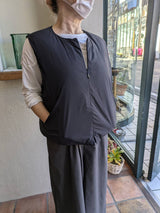 miffew(ミフュー) COLLARLESS DOWN VEST