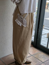 新着 marble SUD(マーブルシュッド) フリルラッコ CHINO