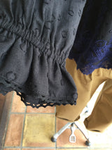 新着 marble SUD(マーブルシュッド) ラッコレース フリルスタンドカラーブラウス