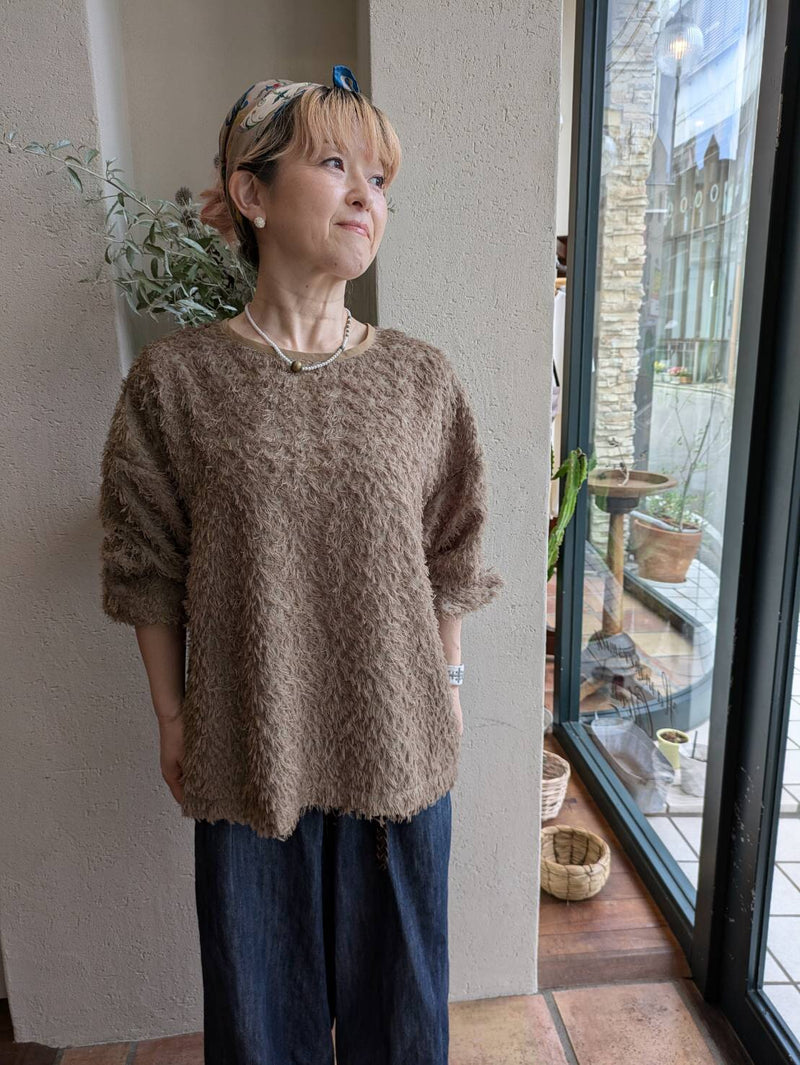 新着 STELLA CIFFON(ステラシフォン) Sheer cut jq blouse