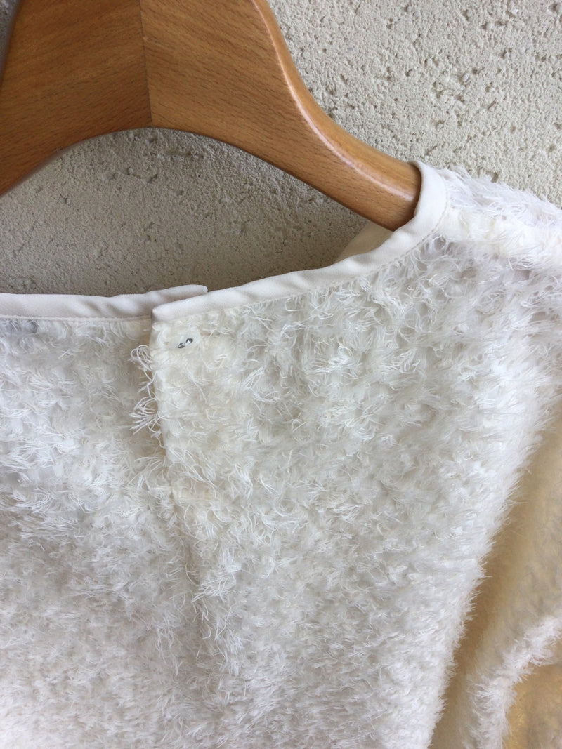 新着 STELLA CIFFON(ステラシフォン) Sheer cut jq blouse