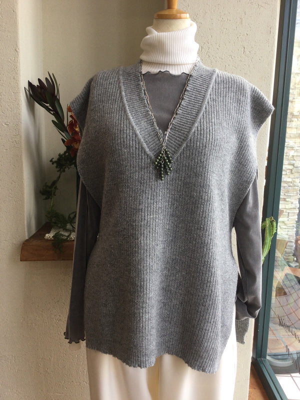 STELLA CIFFON(ステラシフォン) Brigh yarn mix knit vest