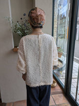 新着 STELLA CIFFON(ステラシフォン) Sheer cut jq blouse