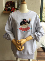 marble SUD(マーブルシュッド) Fugu lantern LONG SWEAT