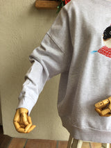 marble SUD(マーブルシュッド) Fugu lantern LONG SWEAT