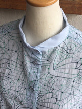 marble SUD(マーブルシュッド) EMB swan プチカラーブラウス
