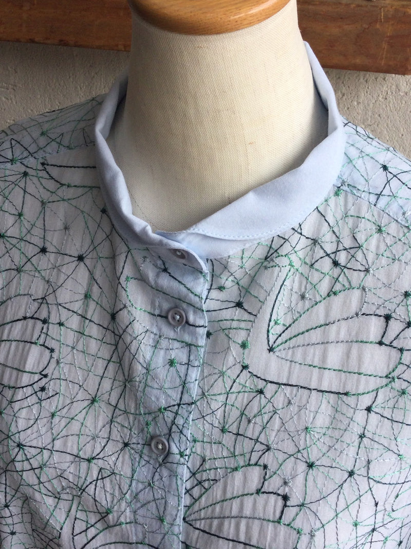 marble SUD(マーブルシュッド) EMB swan プチカラーブラウス