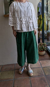 FABRIQUE en planete terre(ファブリケアンプラネテール) French Linen skants