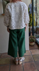 FABRIQUE en planete terre(ファブリケアンプラネテール) French Linen skants