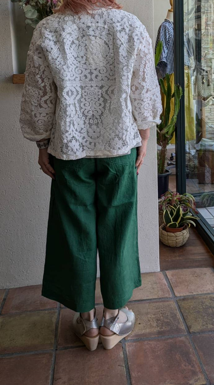 FABRIQUE en planete terre(ファブリケアンプラネテール) French Linen skants
