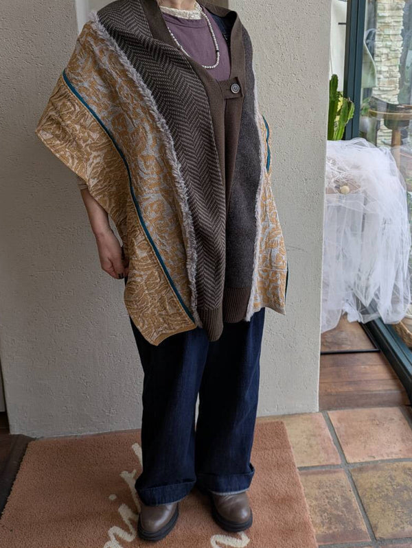 新着 tsukinowa(ツキノワ) ジャガードストールマフラー