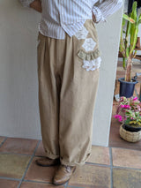 新着 marble SUD(マーブルシュッド) フリルラッコ CHINO