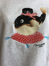 marble SUD(マーブルシュッド) Fugu lantern LONG SWEAT