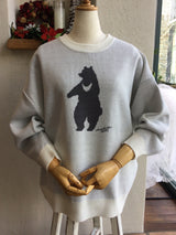 marble SUD(マーブルシュッド) bear knit プルオーバー