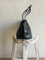 Le ONDE(ルオンド) レザー横長スクエアトートバッグ