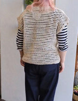 marble SUD(マーブルシュッド) 透かしニットベスト