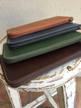 新着 MARINEDAY(マリンデイ) 栃木レザーFLAT4長財布