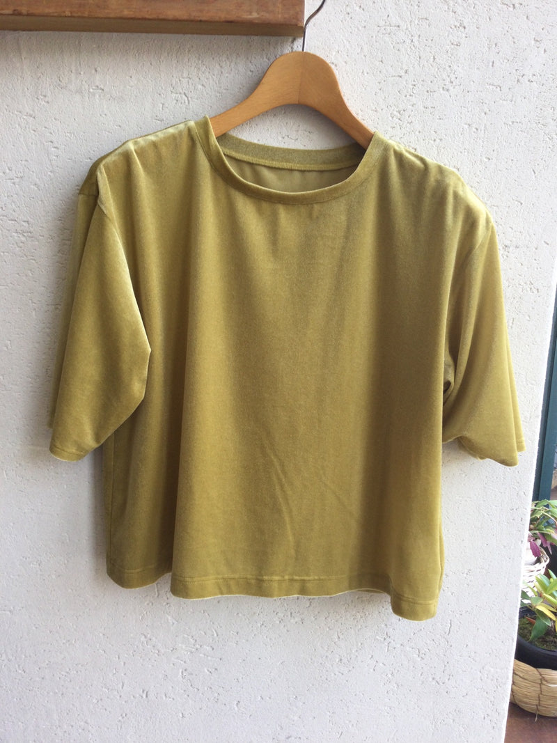 新着 STELLA CIFFON(ステラシフォン) Velour light tricot Tee