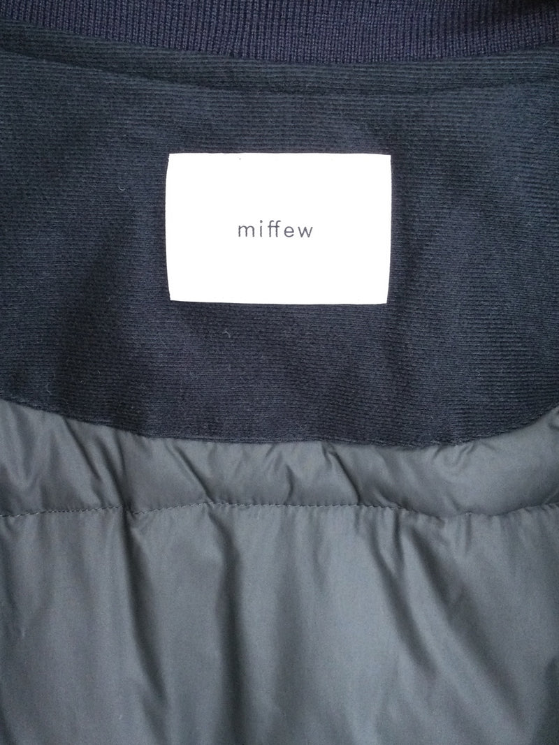 miffew(ミフュー) VARSITY DOWN COAT