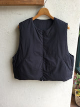 miffew(ミフュー) COLLARLESS DOWN VEST