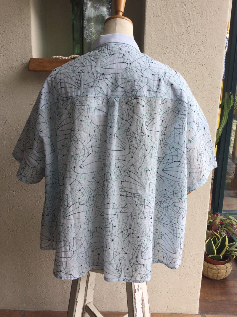 marble SUD(マーブルシュッド) EMB swan プチカラーブラウス