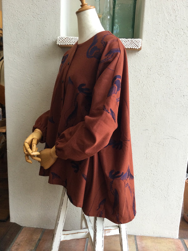 marble sud(マーブルシュッド）Big Penguin Tunic　ビッグペンギンチュニック