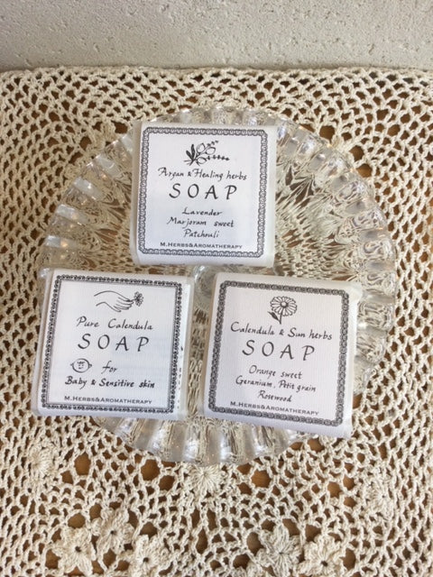 NATURAL  HANDMADE  SOAP(ナチュラルハンドメイドソープ) CALENDULA＆SUN HERBS＜カレンデュラ＆サンハーブス＞