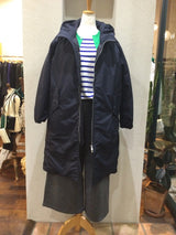 LOFTLABO(ロフトラボ）JEAN-LONG フード付きジップダウンコート